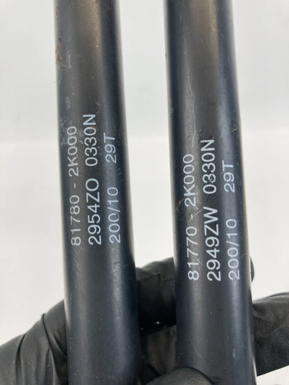 2010-2013 KIA SOUL REAR TRUNK LIFTGATE SUPPORT STRUTS SHOCKS PAIR 817802K000 OEM
