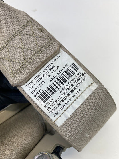 2007-2010 Hyundai Elantra Sedan Front Right Passenger Side Seat Belt Retractor