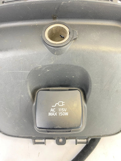 2014 2015 KIA SORENTO CENTER CONSOLE REAR POWER OUTLET BEZEL 115V ASSY OEM