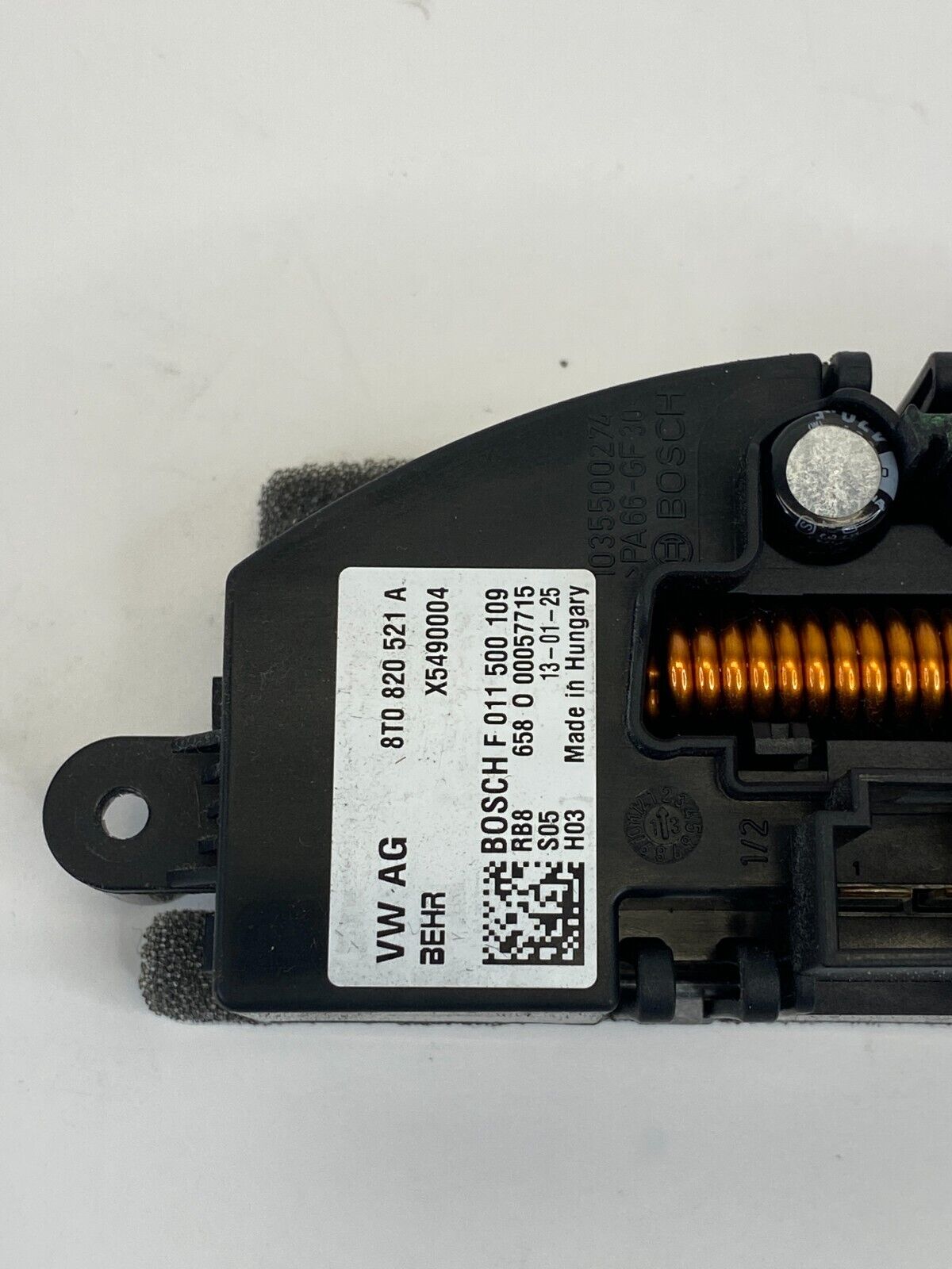 2012-2016 Audi A4 Quattro AC Blower Motor Resistor Control Module 8T0-820-521-A