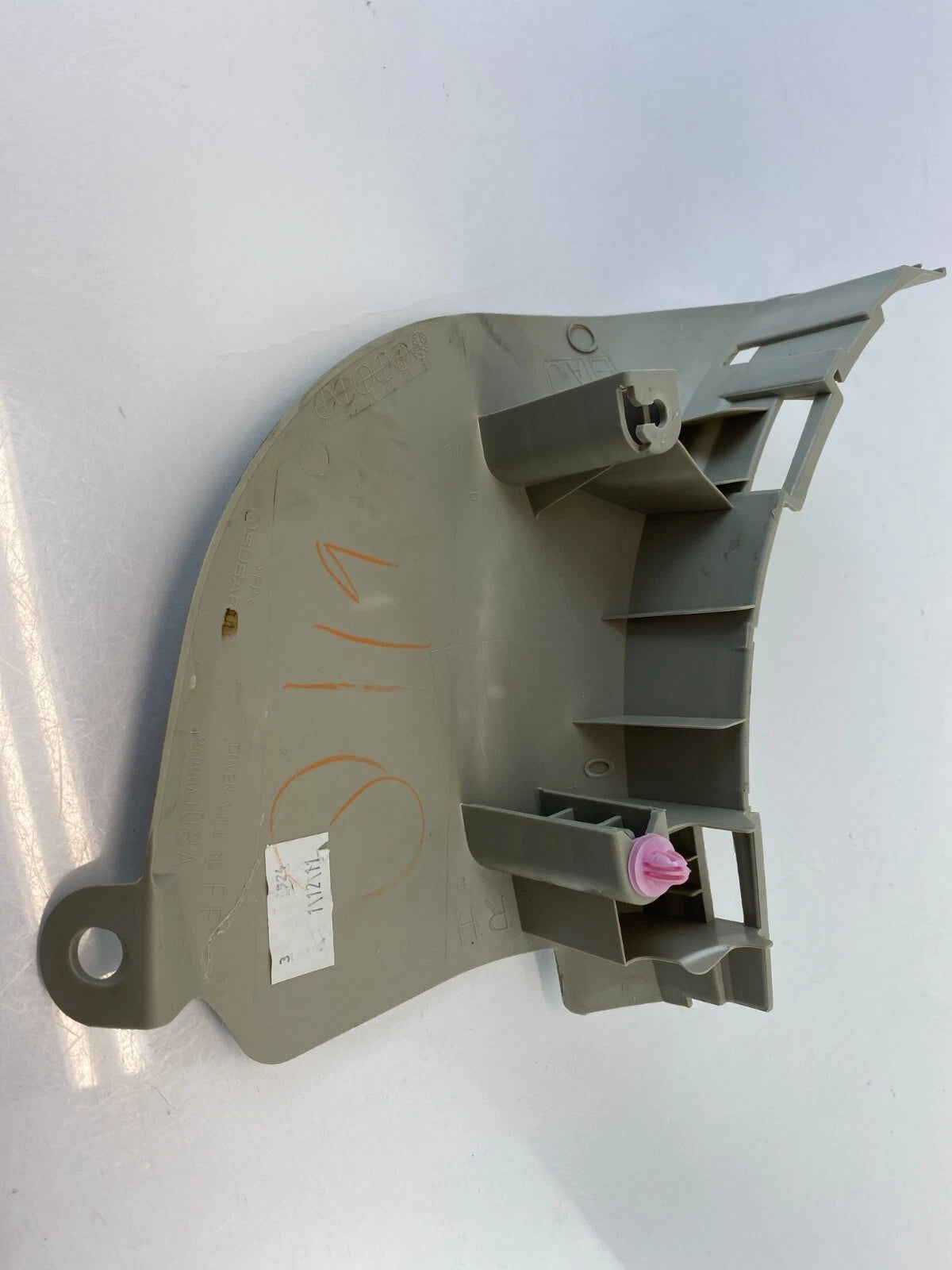 2010-2012 SUBARU LEGACY RIGHT PASSENGER SIDE KICK PANEL TRIM COWL BEZEL 94060AJ0