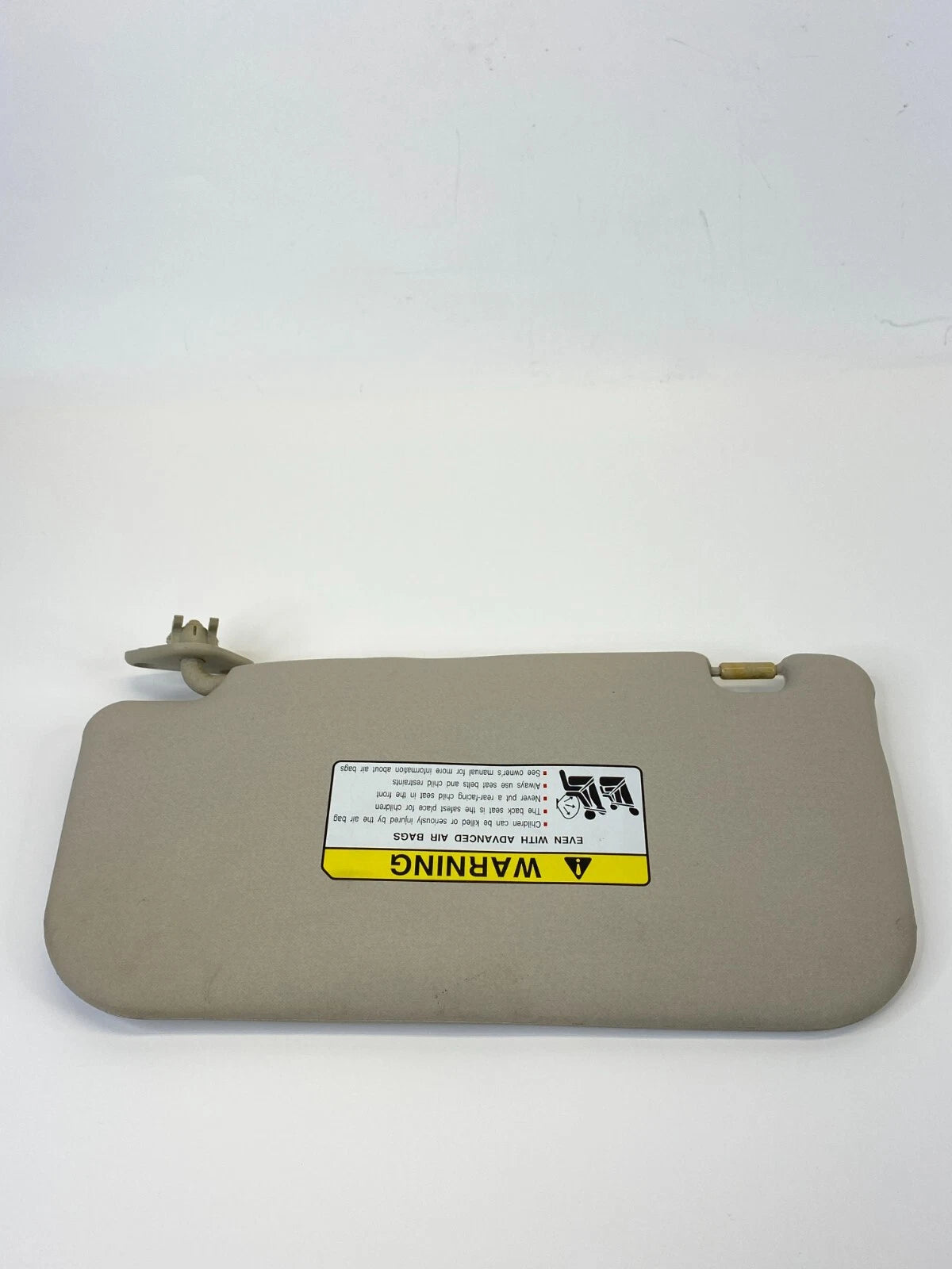 2008-2013 MITSUBISHI LANCER RIGHT PASSENGER SIDE SUNVISOR SUN VISOR SHADE RH TAN
