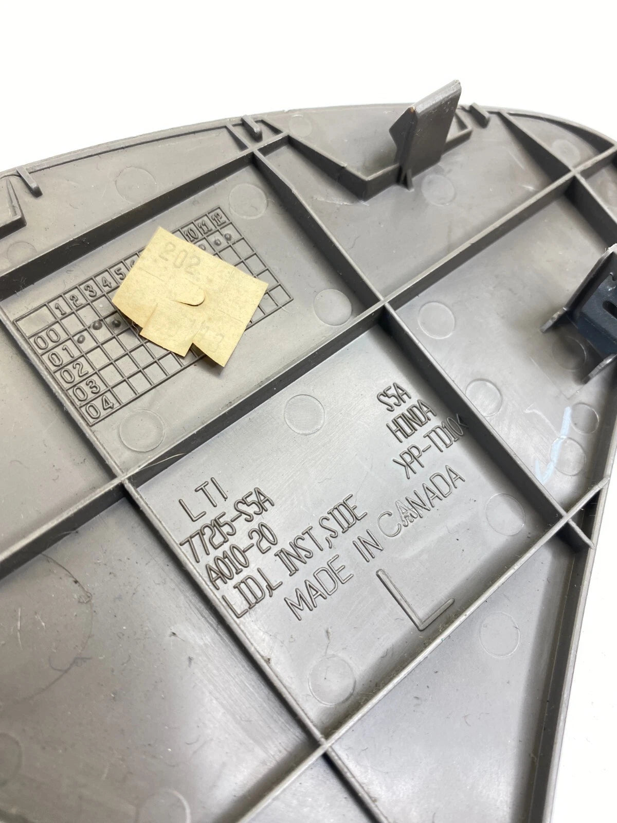 2001-2005 HONDA CIVIC DASH LEFT DRIVER SIDE COVER TRIM PANEL 77215-S5A-A010
