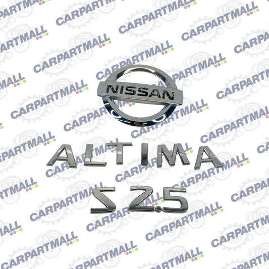 2007-2012 Nissan Altima Sedan Rear Deck Lid Nameplate Emblem Badge Logo "S 2.5"