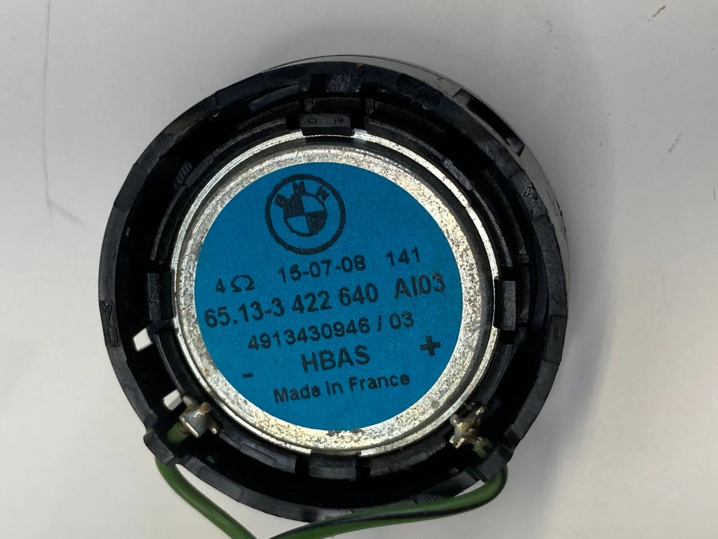 07 08 09 MINI COOPER FRONT RIGHT SIDE DOOR TWEETER SPEAKER 65133422640 OEM