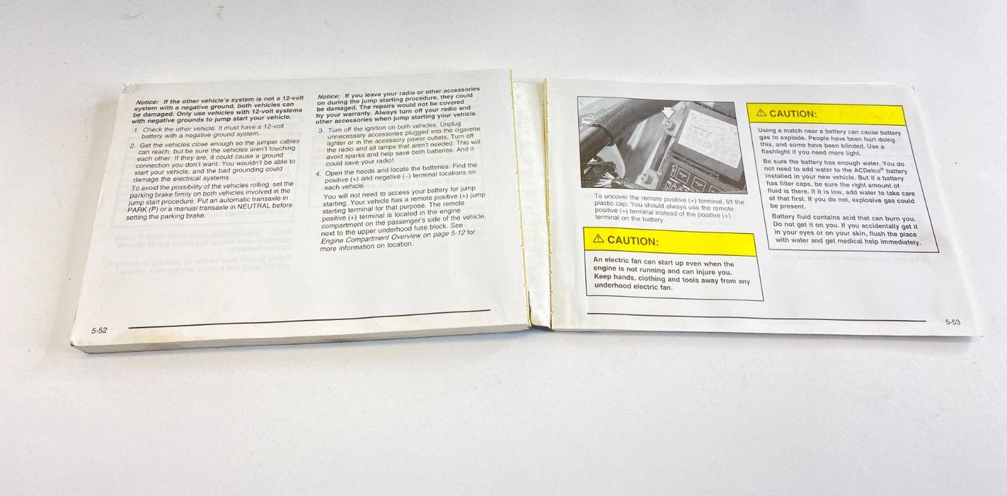2004 CHEVROLET IMPALA OWNER'S MANUAL WARRANTY INFORMATION BOOK W/ CASE OEM