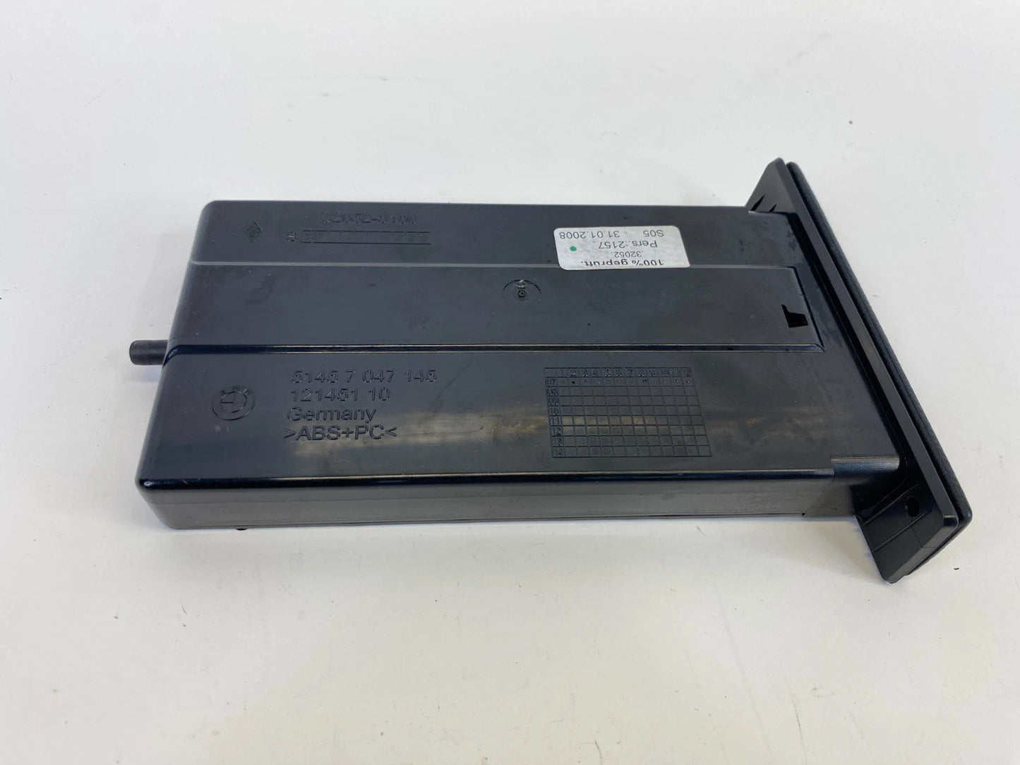 2006 2007 BMW 530XI DASH PASSENGER SIDE INSERT CUP HOLDER ASSEMBLY OEM