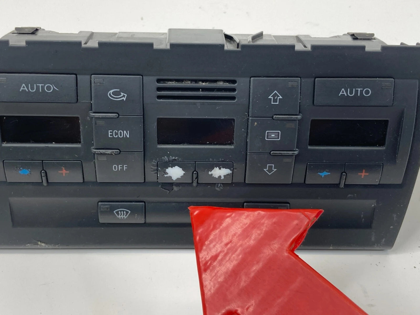 05-08 AUDI A4 DASH AC HEATER CLIMATE CONTROL TEMPERATURE SWITCH 8E0820043BL OEM