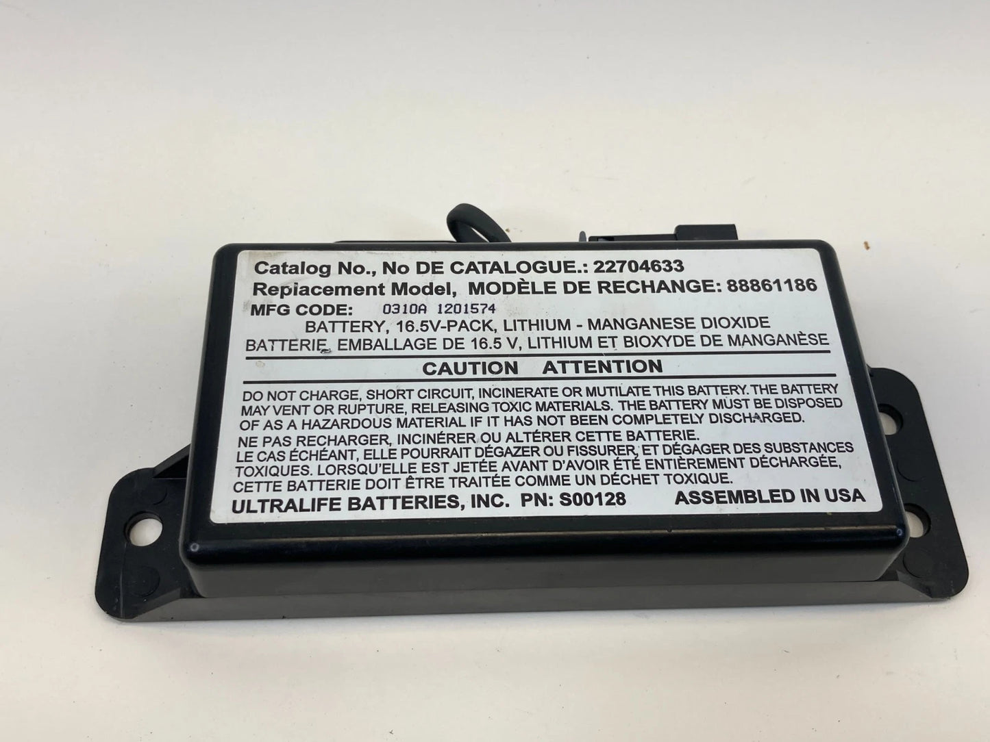 2011-2017 BUICK REGAL ONSTAR BATTERY BACKUP CONTROL MODULE UNIT 22704633 OEM
