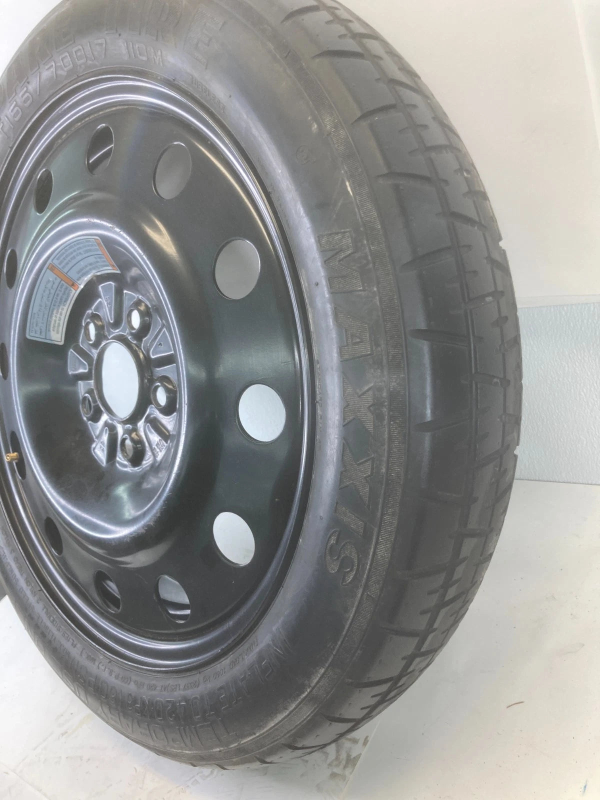 10-12 LINCOLN MKT EMERGENCY COMPACT SPARE TIRE DONUT WHEEL T155/70D17 110M OEM