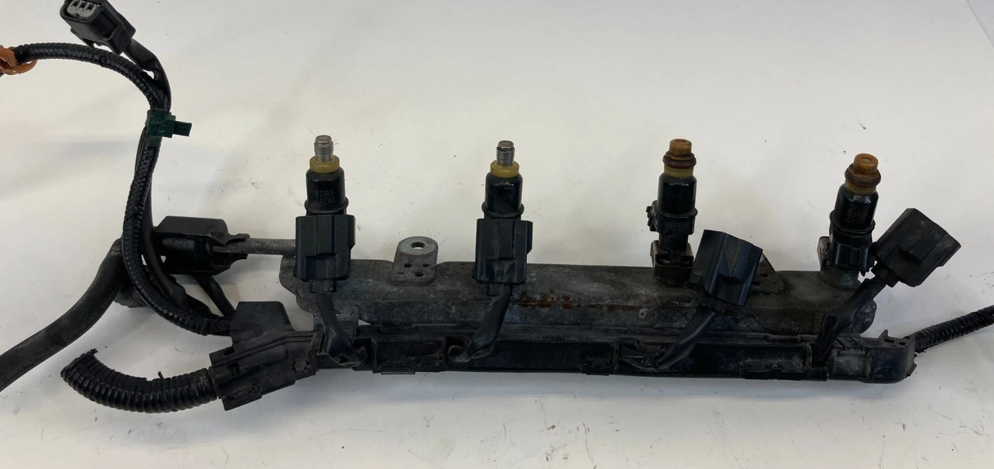 2009-2013 Honda Fit 1.5L L4 Engine Fuel Injection Set Fuel Rail w Injectors OEM