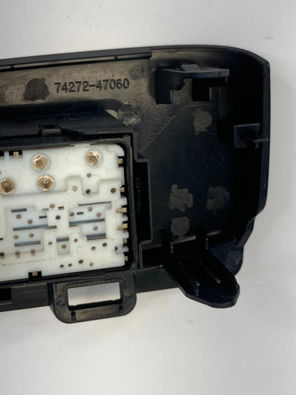 2010-2015 TOYOTA PRIUS REAR LEFT DOOR WINDOW SWITCH W/TRIM BEZEL 74272-47060 OEM