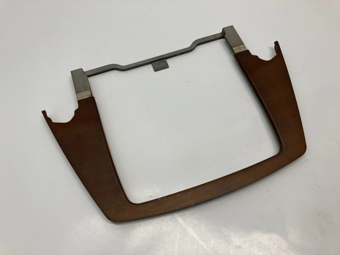 02 03 04 05 BMW E65 E66 745I 745LI CENTER CONSOLE TRIM BEZEL WOODGRAIN OEM
