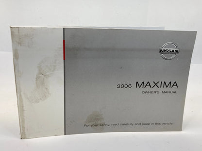 2006 NISSAN MAXIMA OWNERS MANUAL INFORMATION GUIDE BOOK SET W / CASE OEM