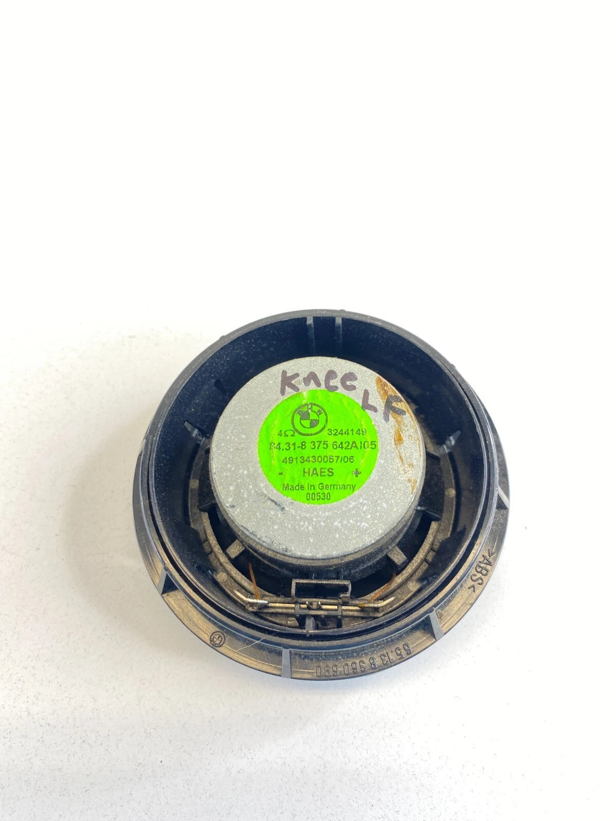 2004-2007 BMW 530I 525I FRONT LEFT KNEE DOOR AUDIO TWEETER SPEAKER 65138360690