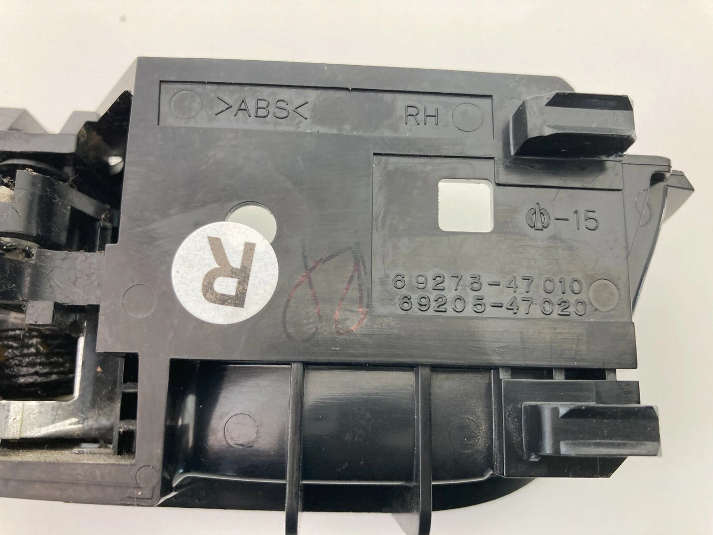 2004-2009 TOYOTA PRIUS REAR RIGHT SIDE INNER DOOR HANDLE ASSEMBLY 69205-47020