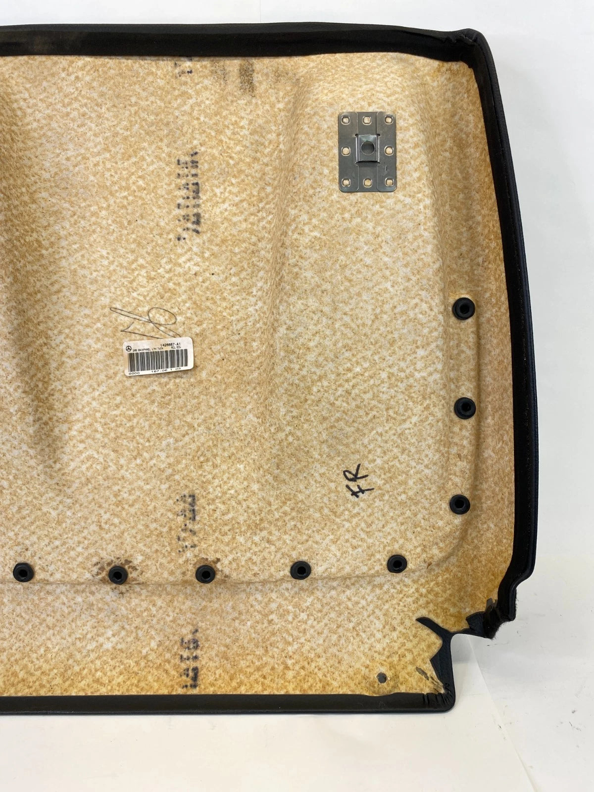 2007-2012 MERCEDES-BENZ GL450 FRONT RIGHT PASSENGER SEAT BACK COVER PANEL OEM