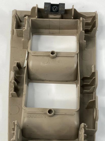 09-14 NISSAN MAXIMA LEFT DRIVER DOOR MASTER WINDOW SWITCH BEZEL 80961-9N00A TAN
