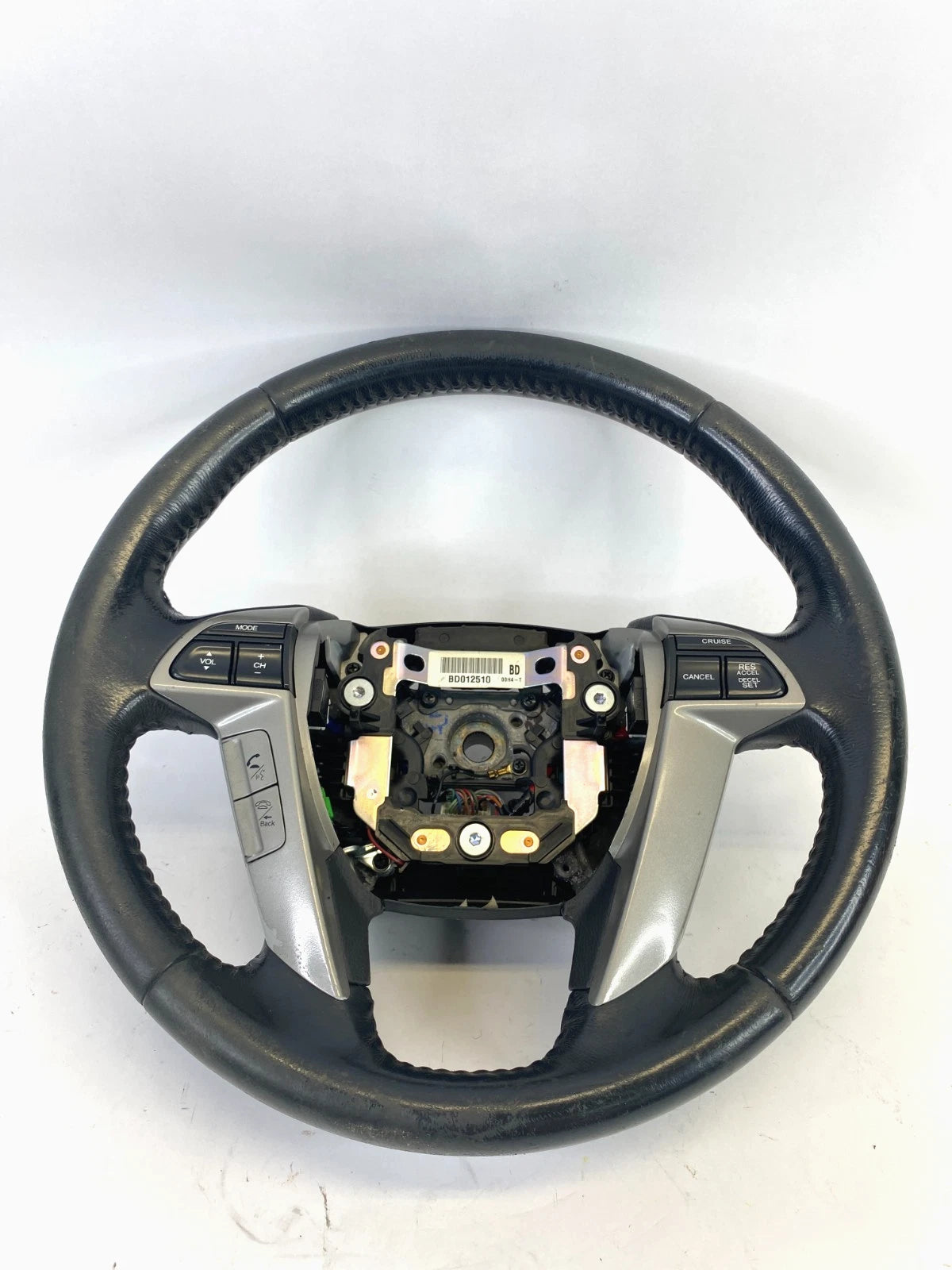 08-12 HONDA ACCORD STEERING WHEEL W/ CRUISE & AUDIO CONTROL SWITCHES LEATHER OEM