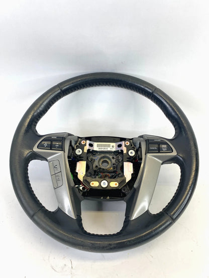 08-12 HONDA ACCORD STEERING WHEEL W/ CRUISE & AUDIO CONTROL SWITCHES LEATHER OEM