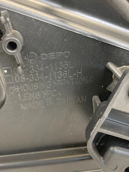 13-16 DODGE DART SEDAN LEFT DRIVER HEADLIGHT HEADLAMP AFTERMARKET 334-1136L-AS1