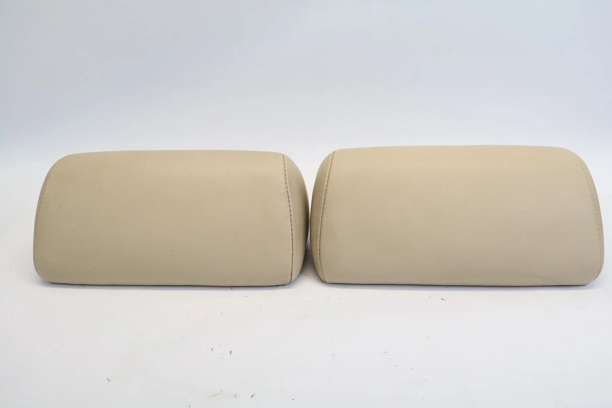 2003-2010 VOLKSWAGEN BEETLE CONVERTIBLE REAR SEAT HEADREST HEAD REST SET OEM