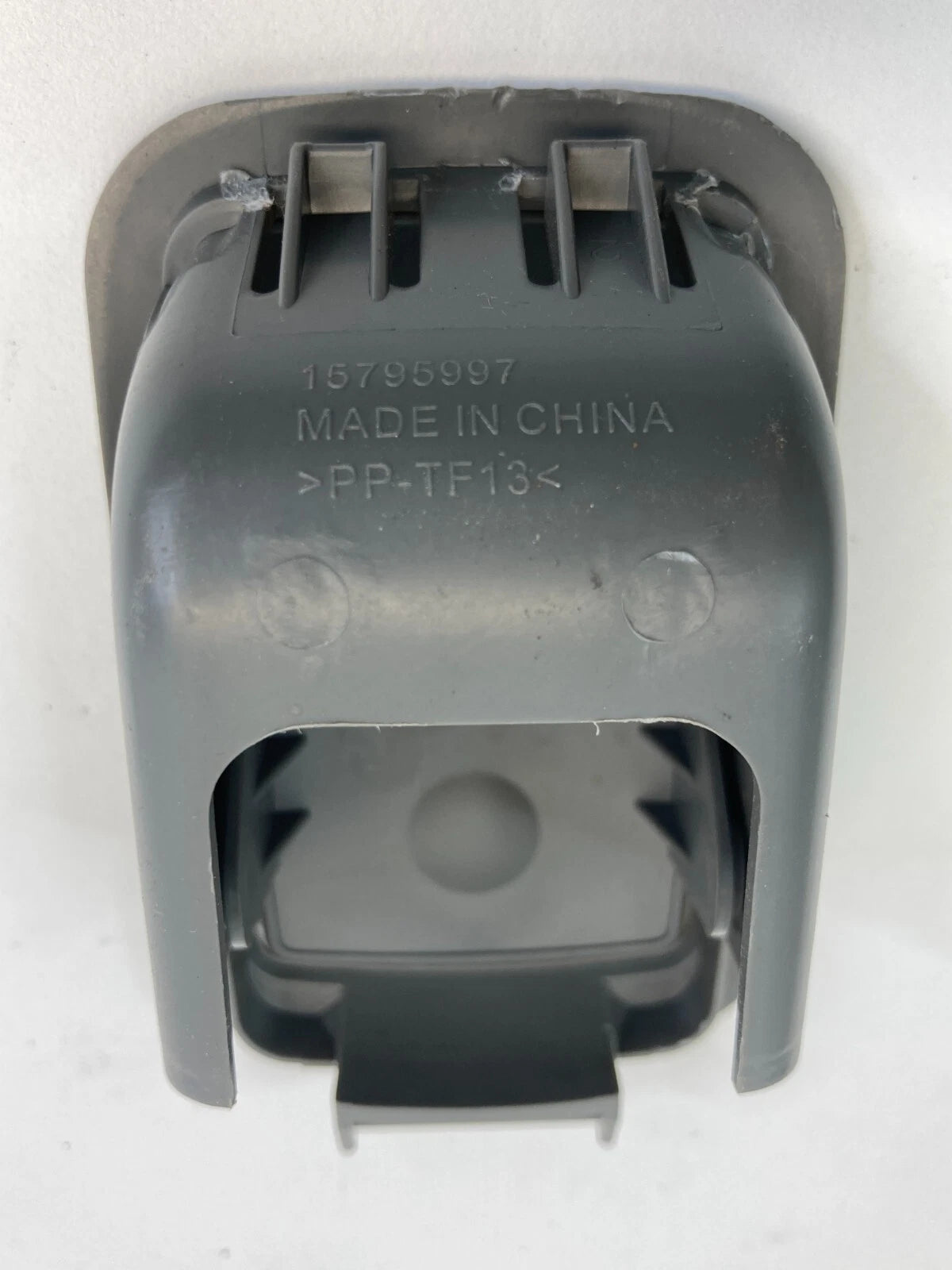 2013-2015 CHEVROLET MALIBU CHILD SEAT TOP TETHER ANCHOR COVER GRAY OEM 15795997