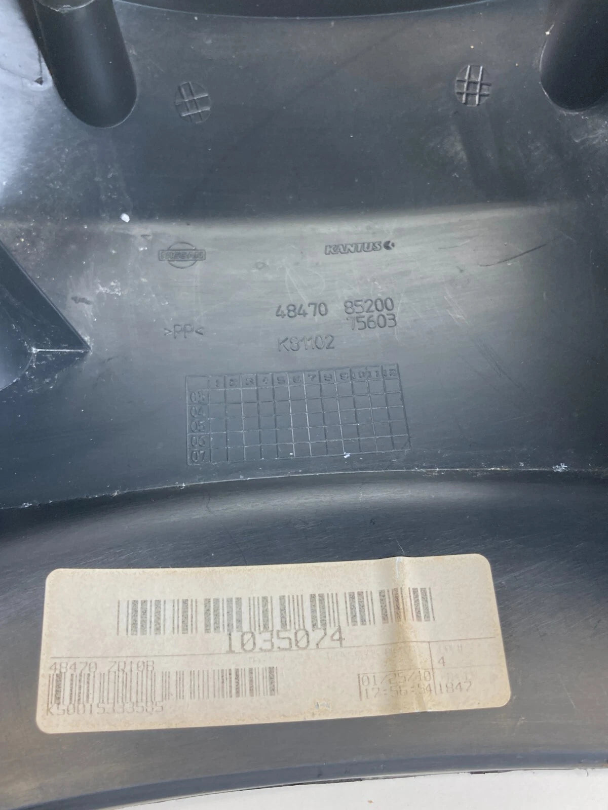 2008-2010 INFINITI QX56 STEERING COLUMN SHROUD COVER INTERIOR CAP OEM 4847085200