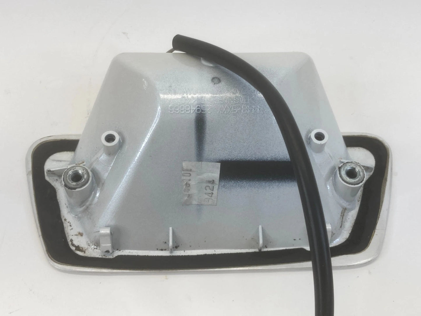 09-12 GMC ACADIA REAR TRUNK EXTERIOR LIFTGATE HANDLE HATCH WHITE 25948866 OEM