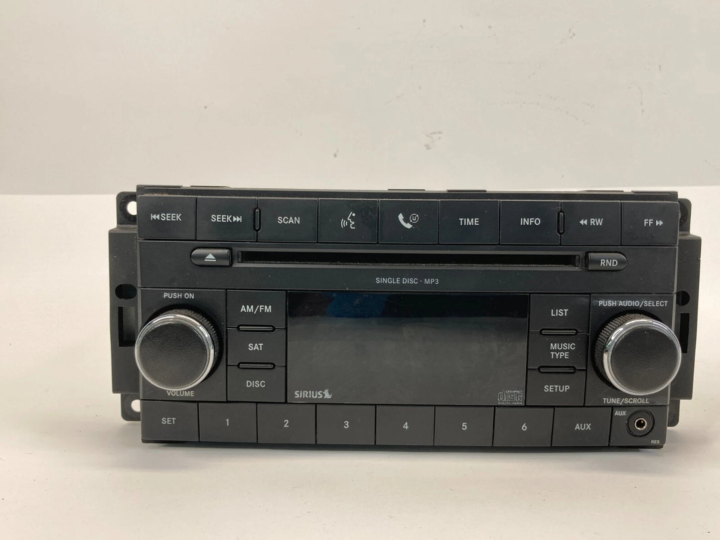 2008 08 DODGE AVENGER RADIO AM/FM MP3 CD PLAYER AUDIO RECEIVER 5064420AE OEM