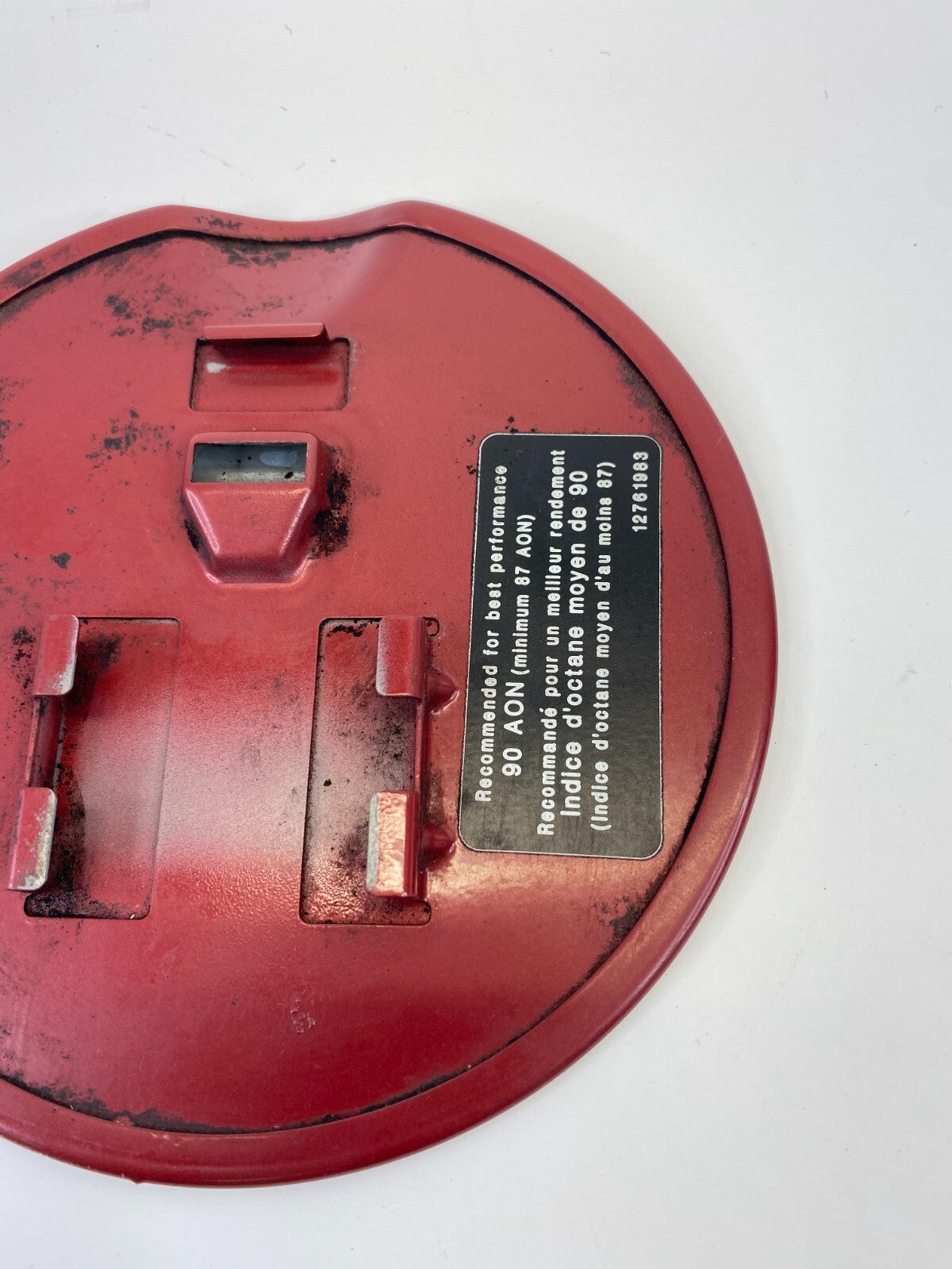 2003-2011 Saab 9-3 93 Sedan Fuel Filler Door Gas Tank Lid Cover Chili Red OEM