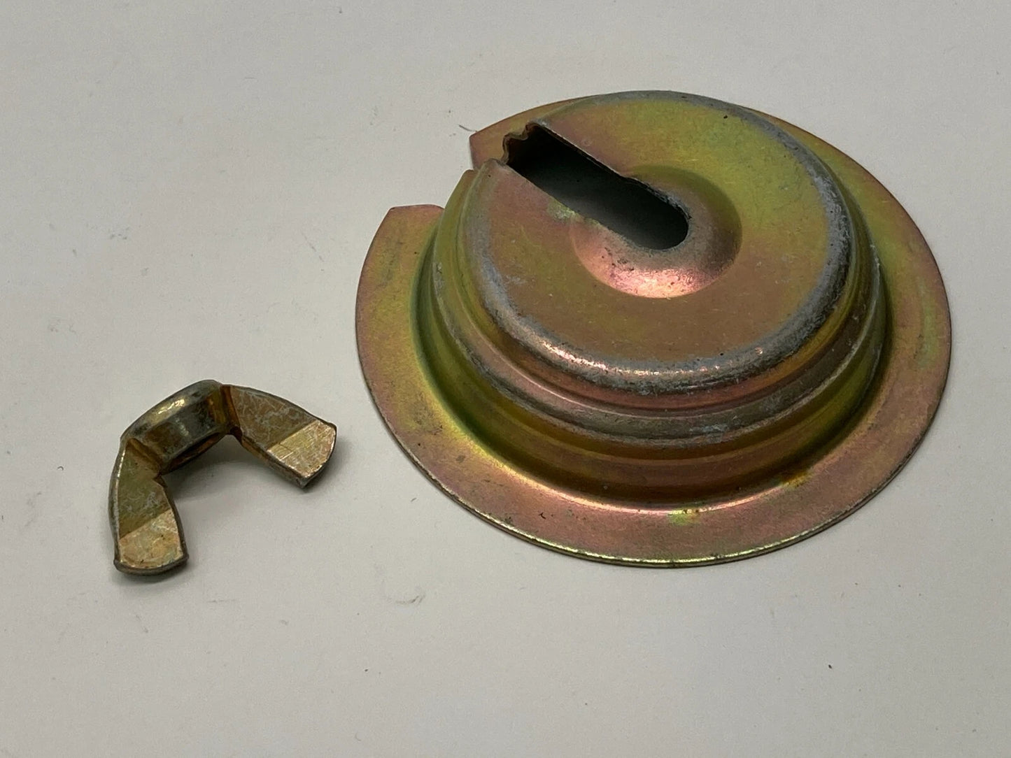 1994 1995 BMW 540I SPARE TIRE HOLD DOWN CUP RETAINER PLATE BOLT NUT OEM