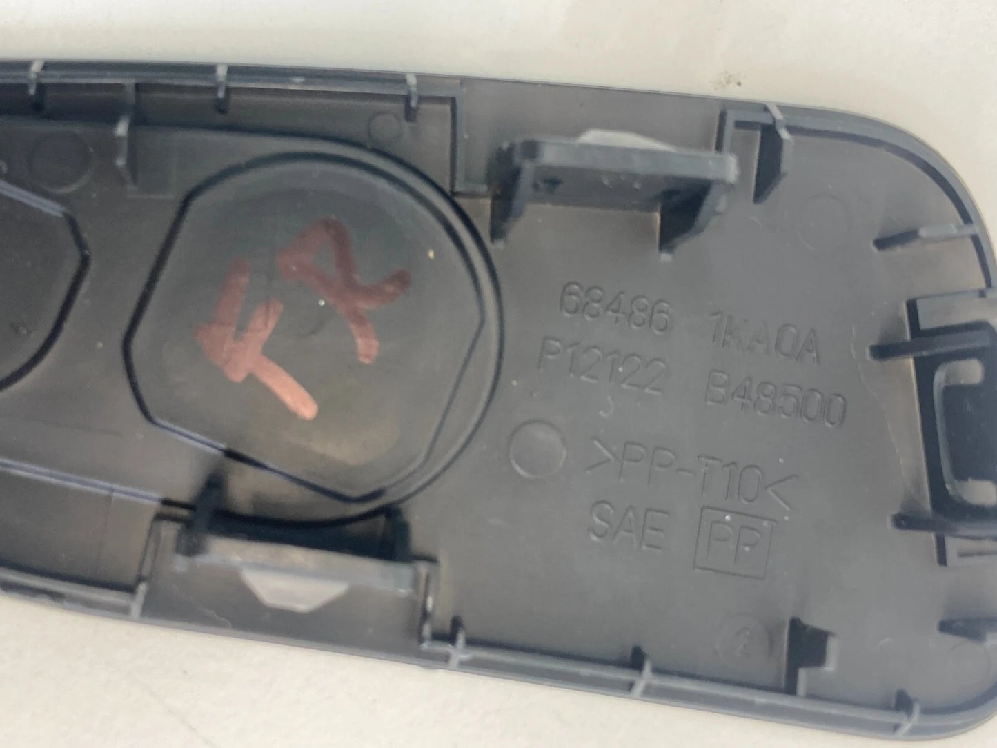 2011 2012 2013 2014 NISSAN JUKE FRONT RIGHT MASK SWITCH HOLE COVER 68486-1KA0A