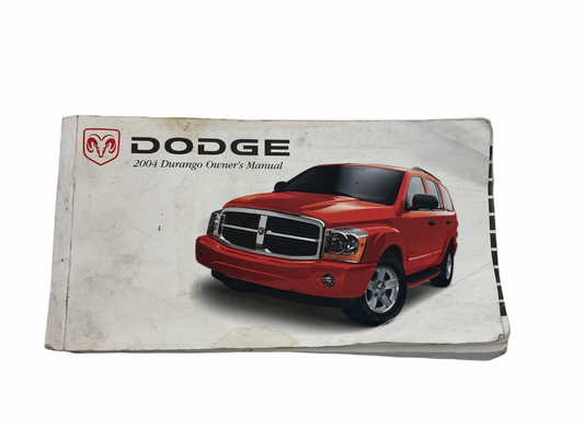 2004 04 Dodge Durango Owner's Manual Handbook Guide OEM