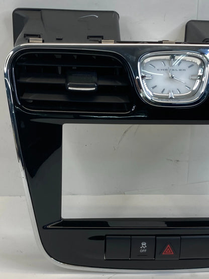 2011-2014 CHRYSLER 200 CENTER DASH PANEL RADIO AIR VENT COVER BEZEL TRIM W/CLOCK