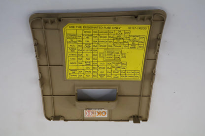 12-17 HYUNDAI ACCENT INTERIOR DASH FUSE BOX ACCESS COVER LID CAP 84755-1R000 OEM