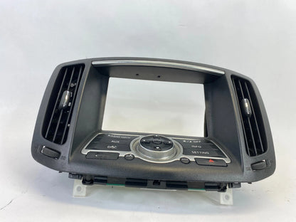 2007 2008 INFINITI G35 SEDAN FACEPLATE RADIO INFO DISPLAY CONTROL 28395JK60B OEM