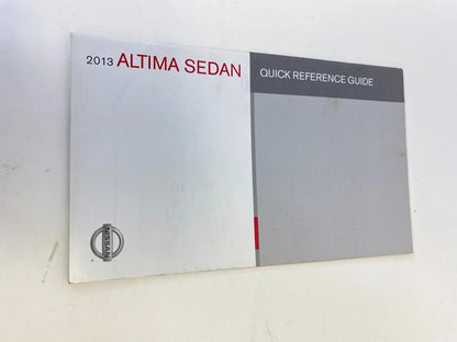 2013 NISSAN ALTIMA SEDAN OWNERS MANUAL INFORMATION GUIDE BOOK SET WITH CASE OEM