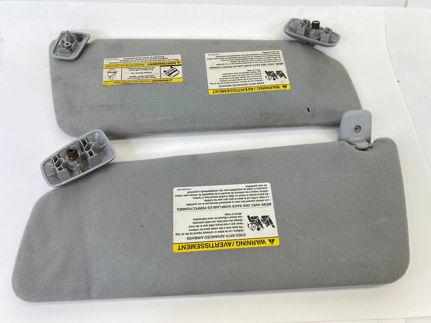2004-2008 FORD F-150 ROOF SUNVISOR SUN VISOR LEFT & RIGHT PAIR SET OEM