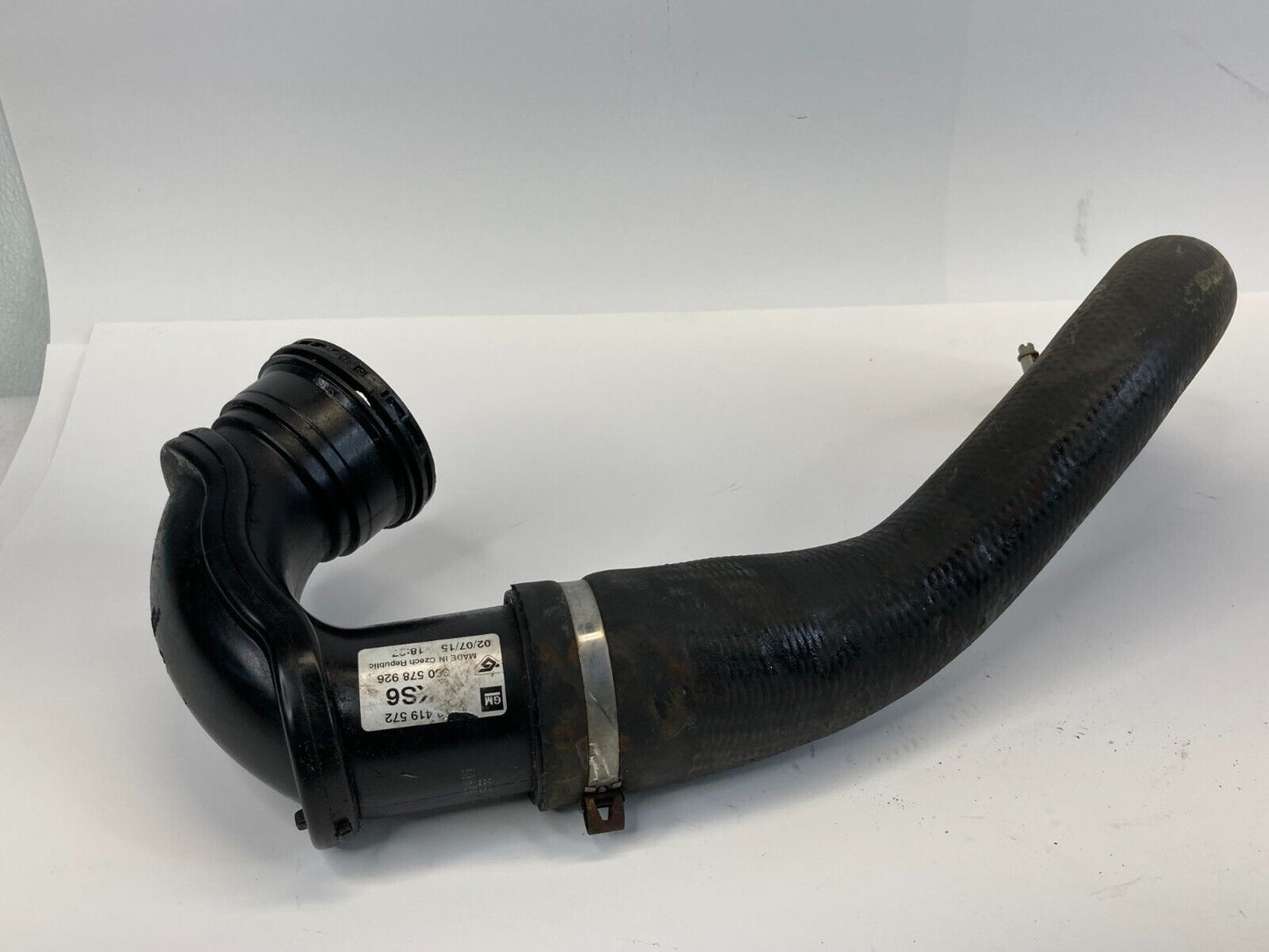 11-16 Chevrolet Cruze 2016 Limited 1.4L Air Intercooler Inlet Air Hose 13419572