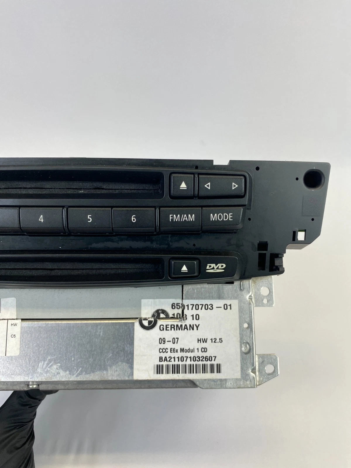 2008 2009 BMW 550i 528i NAVIGATION AM/FM RADIO CD DVD PLAYER 65839170703-01 OEM