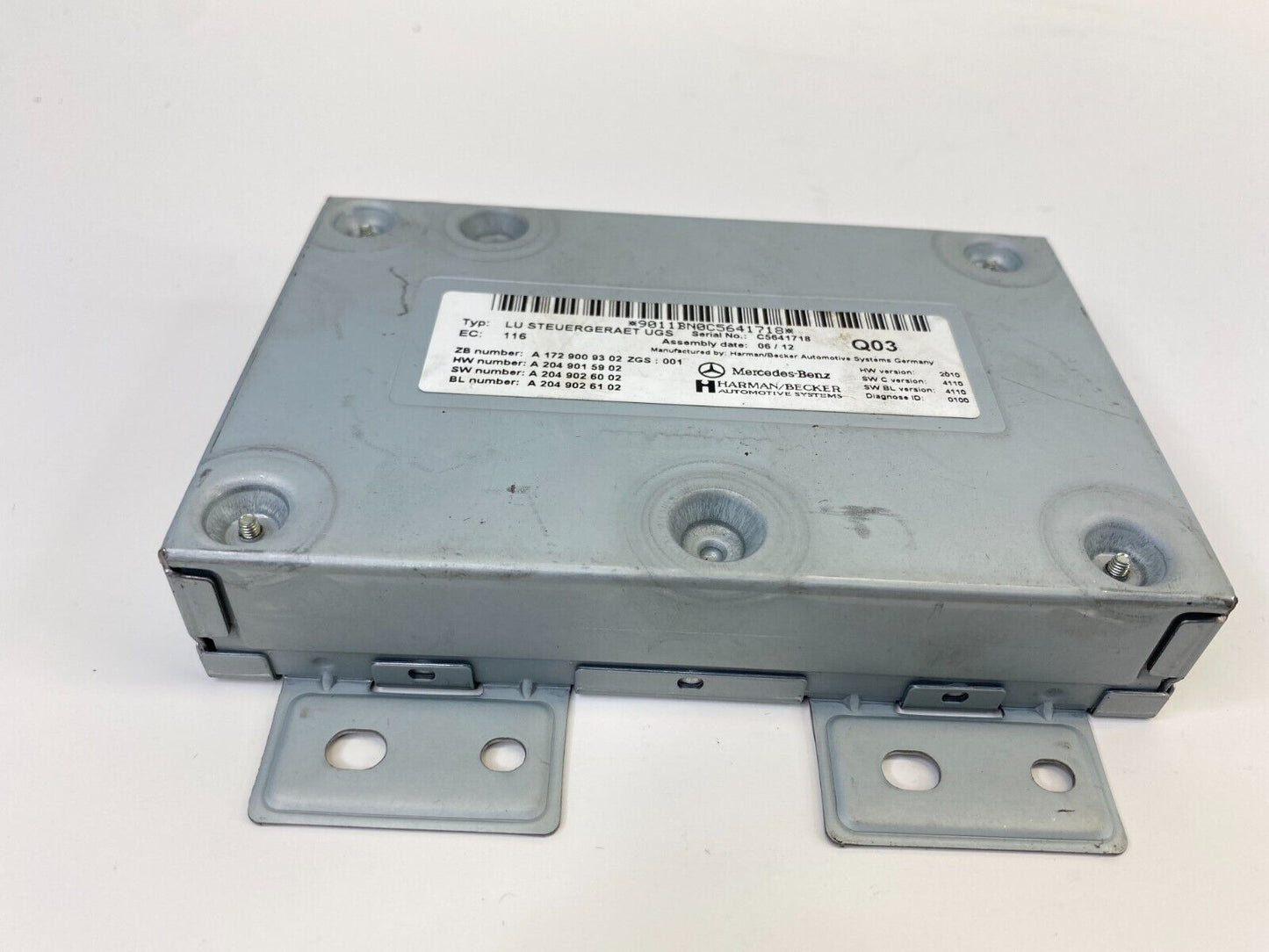 2012-2016 Mercedes-Benz E350 Communication Interface Module A172-900-93-02 OEM