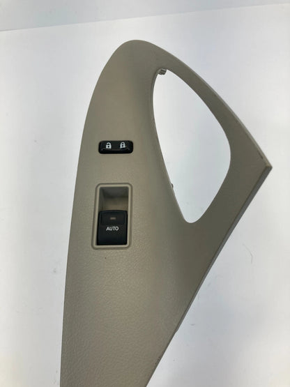 10 11 TOYOTA CAMRY FRONT RIGHT DOOR LOCK & WINDOW SWITCH W/ BEZEL 74231-06300