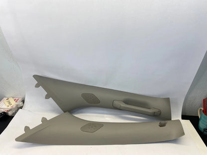 2009-2013 CHEVROLET TRAVERSE A PILLAR TRIM PANEL COVER PAIR GREY OEM 25870848