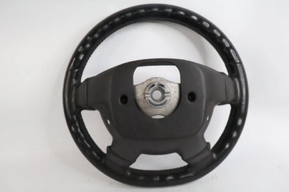 2006-2010 HUMMER H3 BLACK LEATHER STEERING WHEEL W/O CRUISE CONTROL ASSEMBLY OEM
