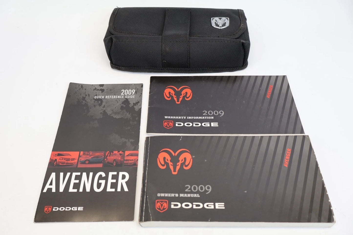 2009 DODGE AVENGER OWNERS MANUAL COVER CASE BLACK OEM