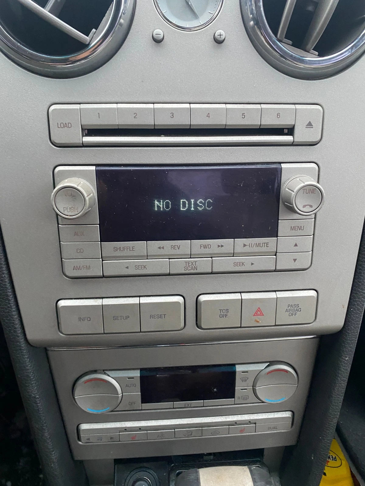 2007 07 LINCOLN MKZ RADIO AM/FM CD PLAYER RECEIVER PIONEER 7H6T-18K931-AF OEM