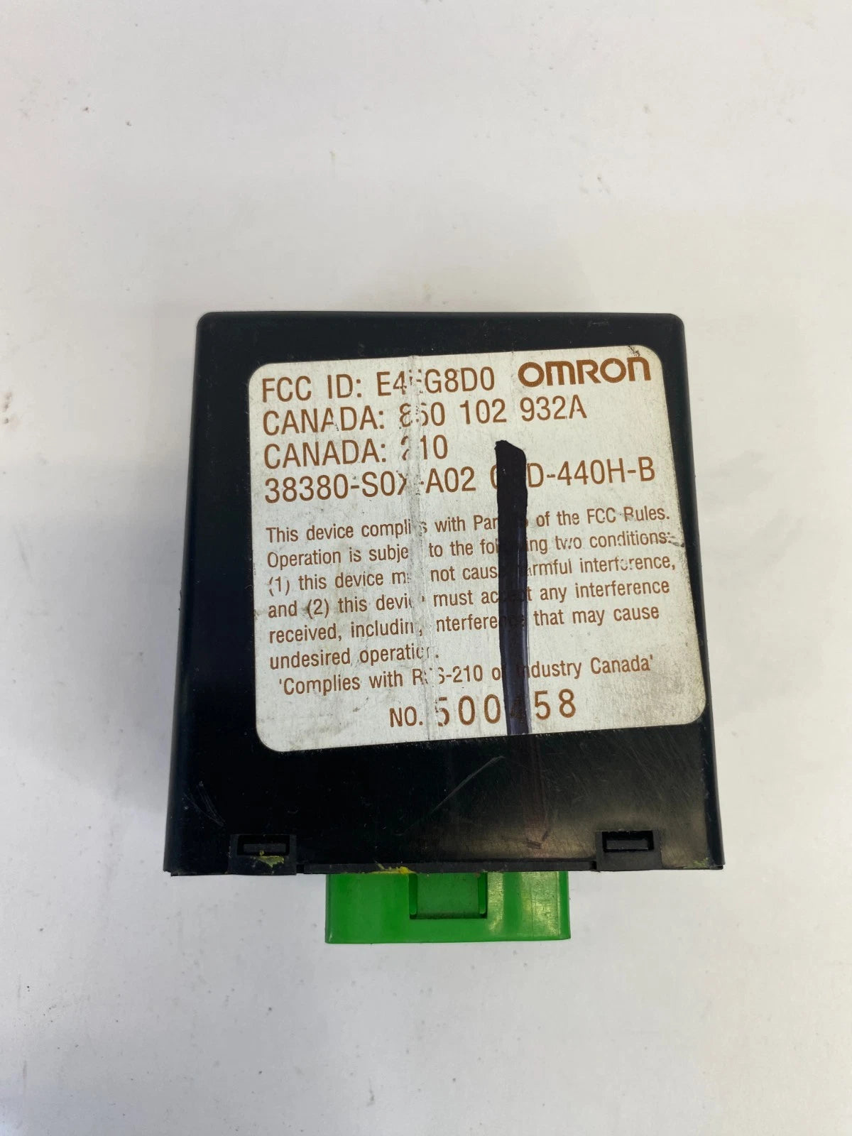 2001-2004 HONDA ODYSSEY THEFT LOCKING KEYLESS ENTRY CONTROL MODULE 38380-S0X-A02
