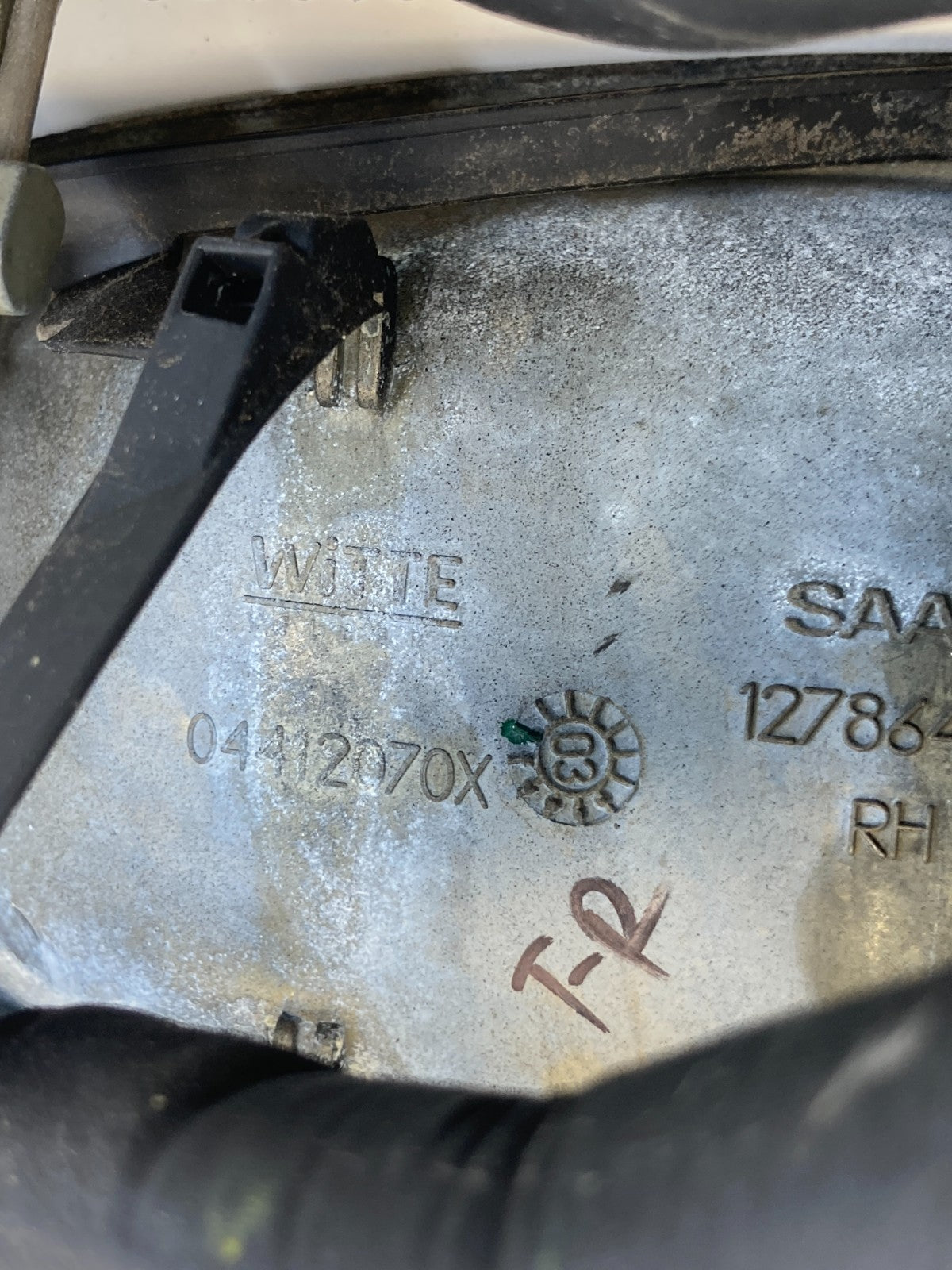 03 04 05 06 Saab 9-3 93 Front Right Passenger Side Exterior Door Handle 12786424