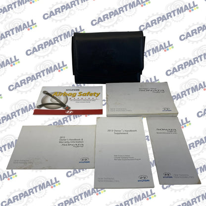 2013 HYUNDAI SONATA HYBRID OWNER'S MANUAL INFORMATION GUIDE HANDBOOK SET W/ CASE